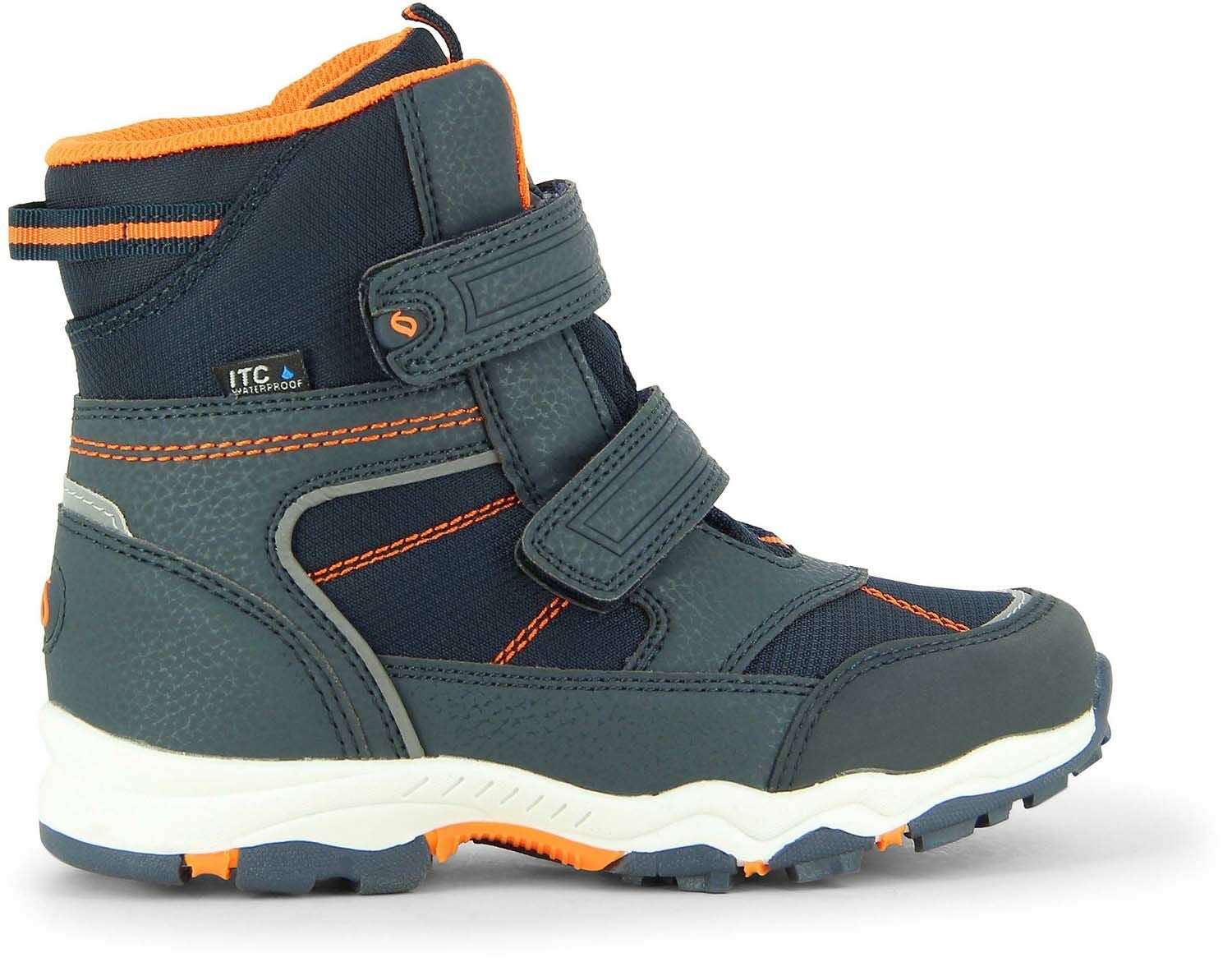 Leaf Siljan Vinterkängor|Navy/Orange