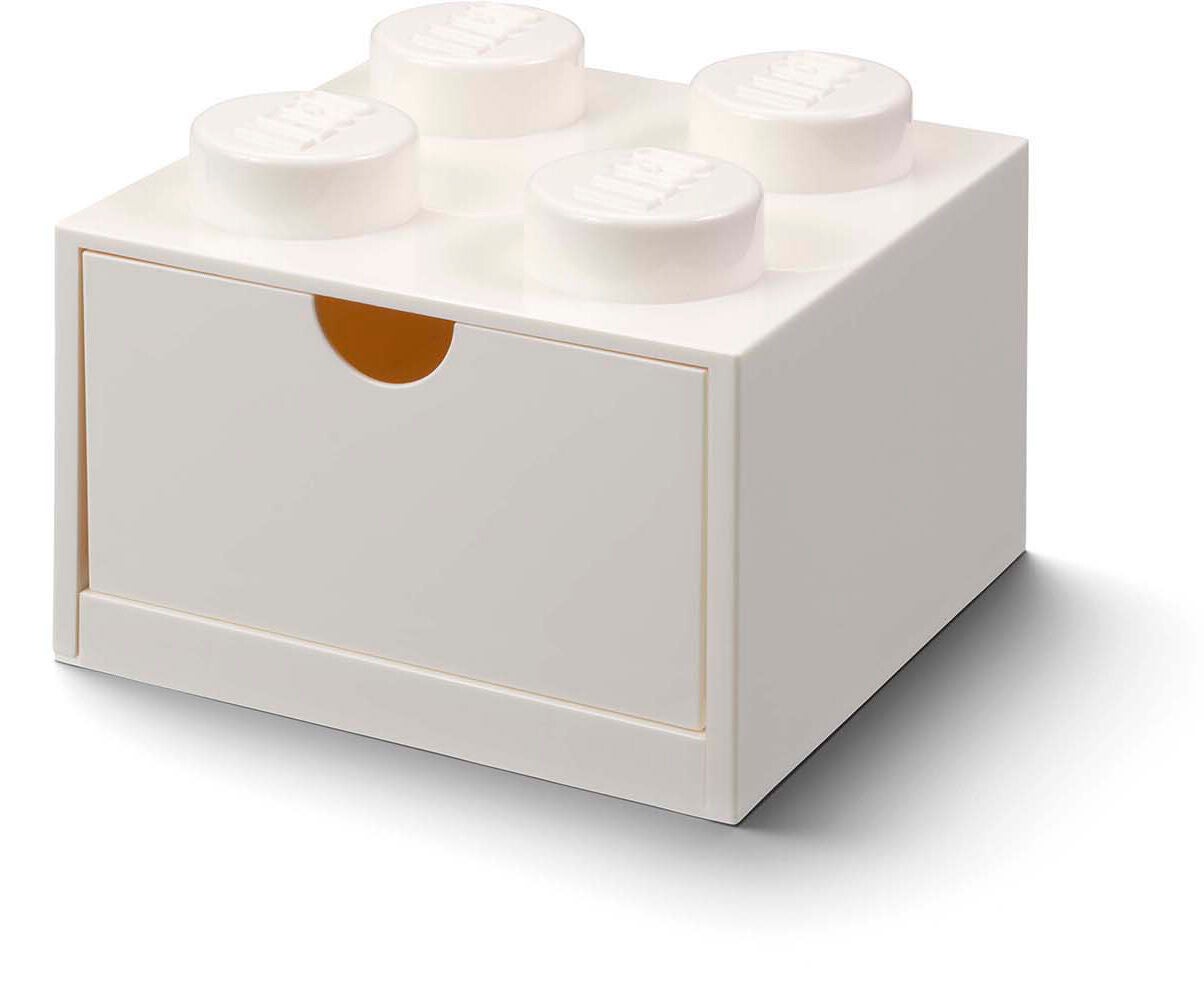 Lego Förvaring med Låda 4|Vit