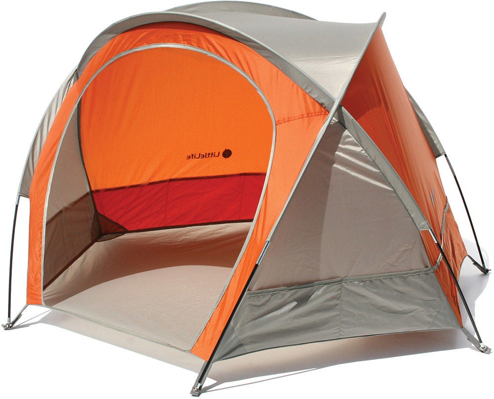 Lifeventure Compact UV-tält|Orange/Grey