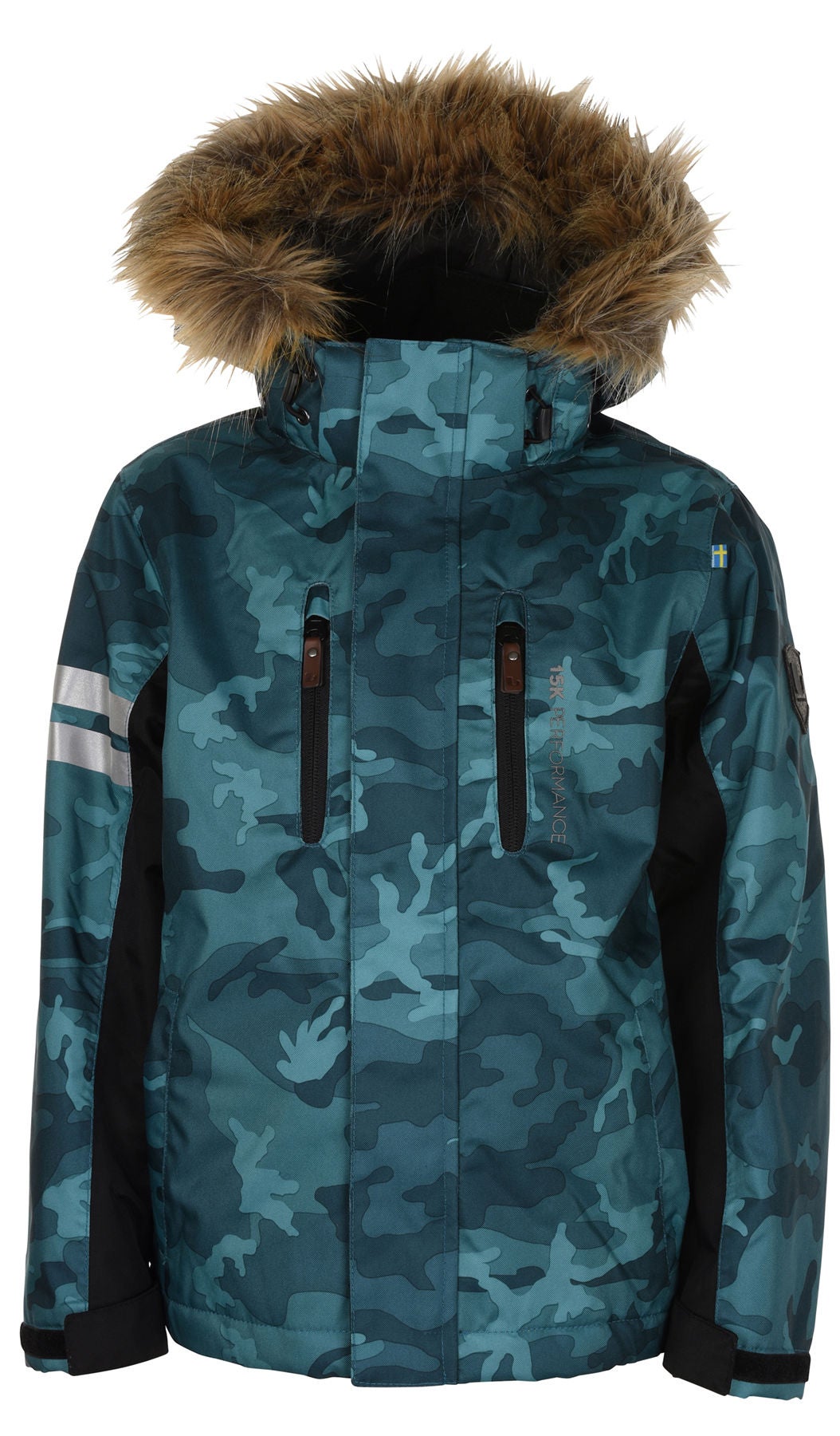 Lindberg Camo Vinterjacka|Lagoon