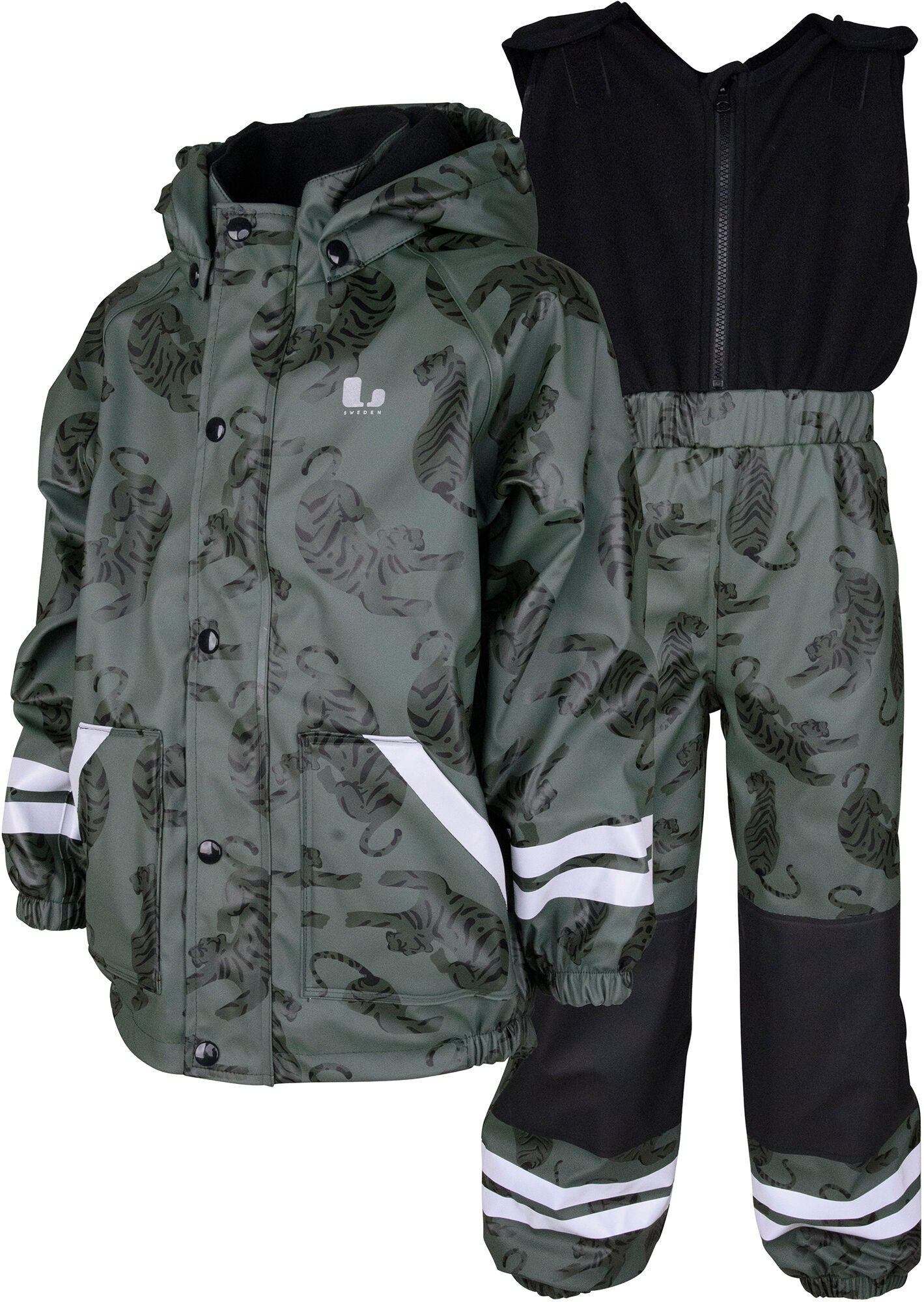 Lindberg Vattnadal Fodrat Regnställ|Green