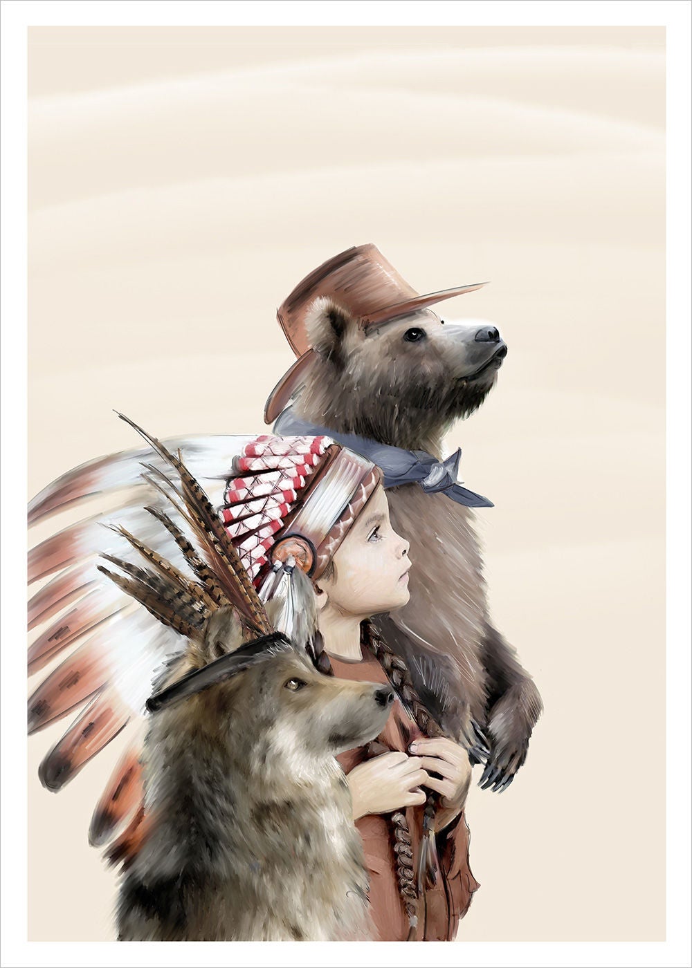 Linn Wold Poster 30x40 Lille Headdress|