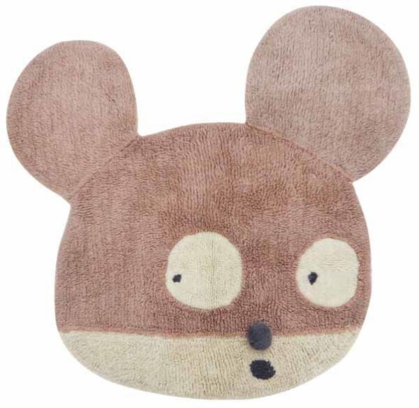 Lorena Canals Woolable Matta Miss Mighty Mouse|Rose