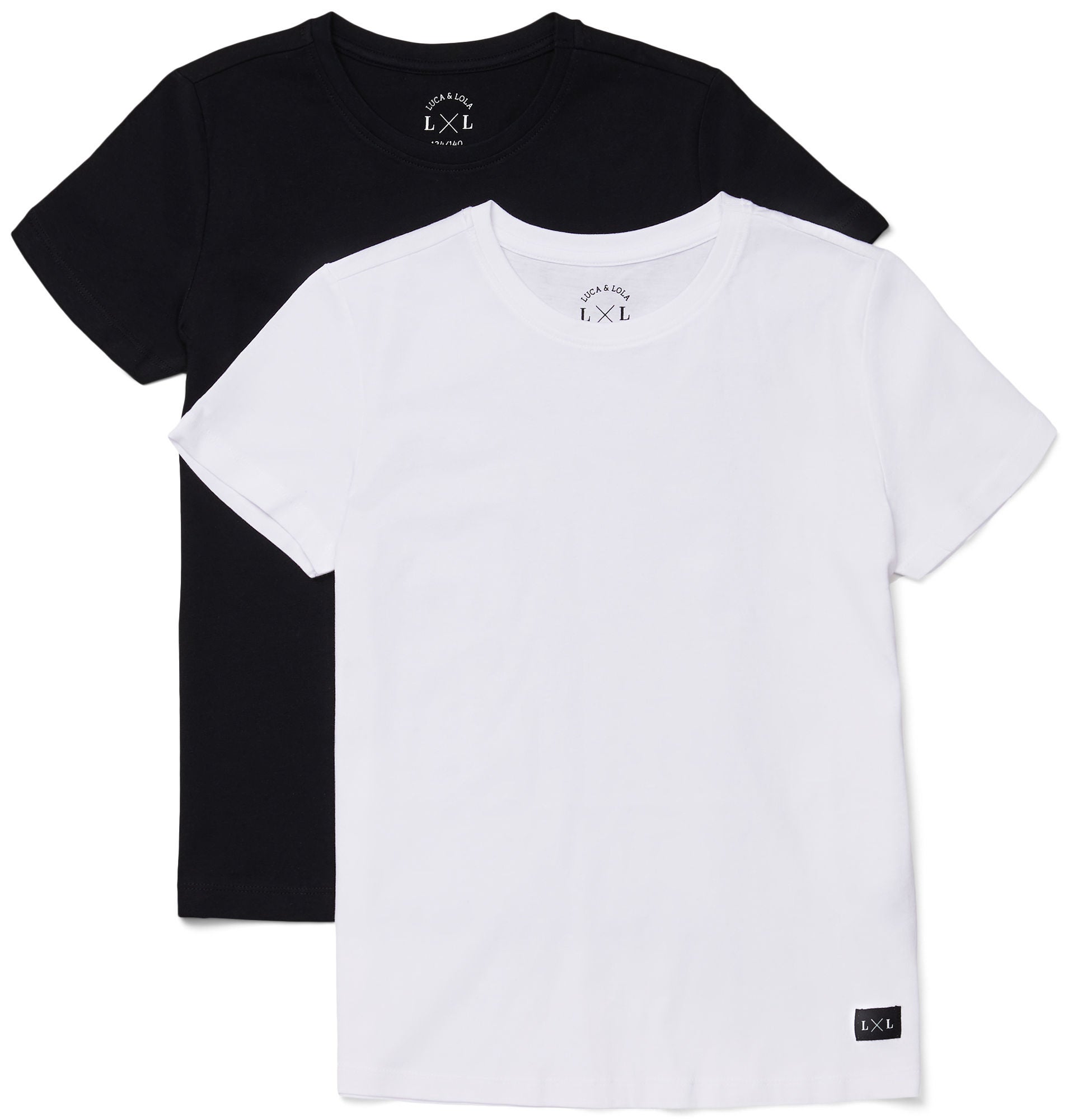 Luca &  Lola Adelmo T-Shirt 2-pack|Black/White 134-140