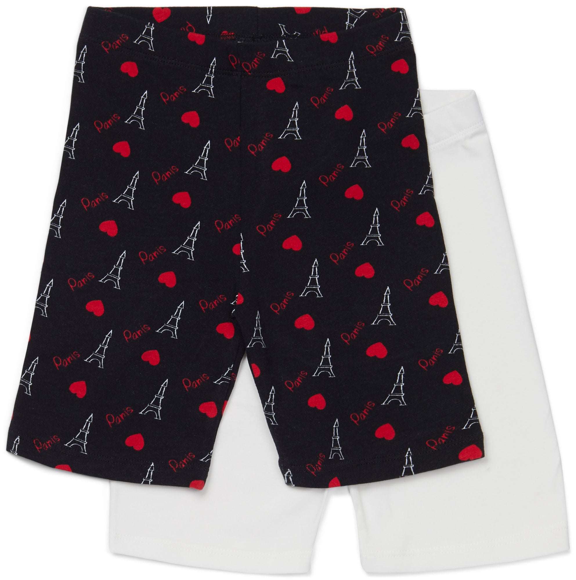 Luca &  Lola Agnese Cykelbyxa 2-Pack|Black/Red 98-104