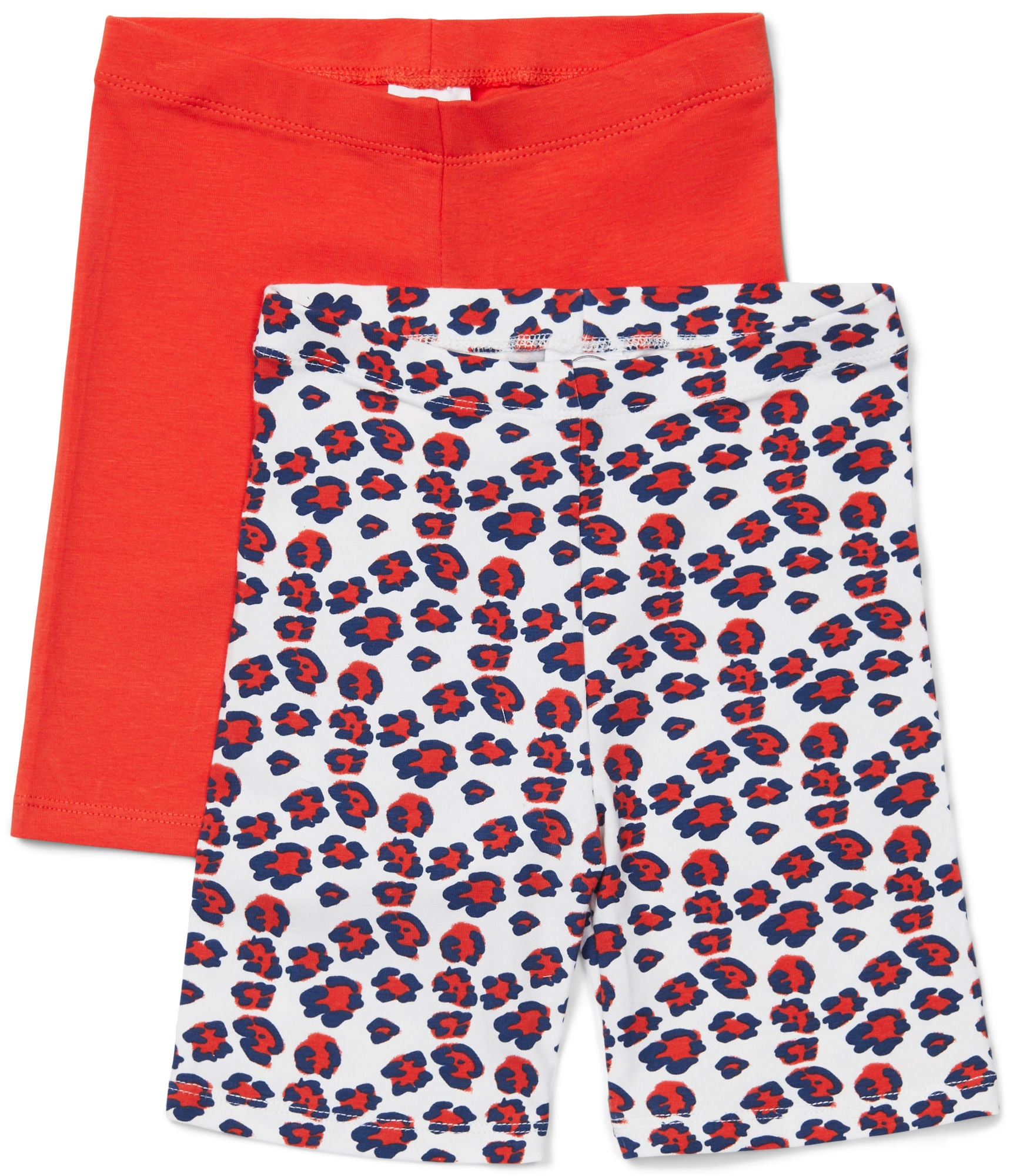 Luca &  Lola Agnese Cykelbyxa 2-Pack|Red/White 110-116