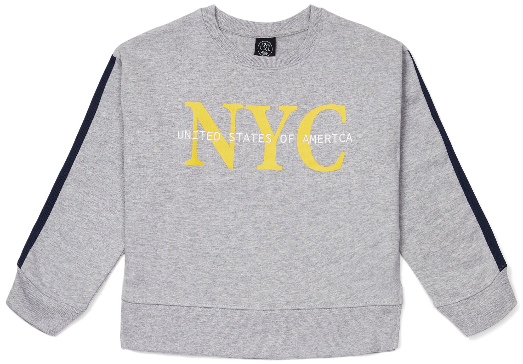 Luca &  Lola Amelia Tröja|Grey Melange 134-140