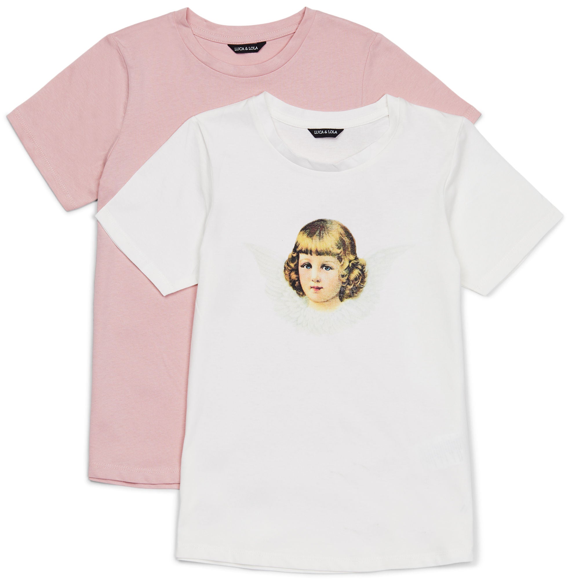 Luca &  Lola Angel Topp 2-pack|White 134-140