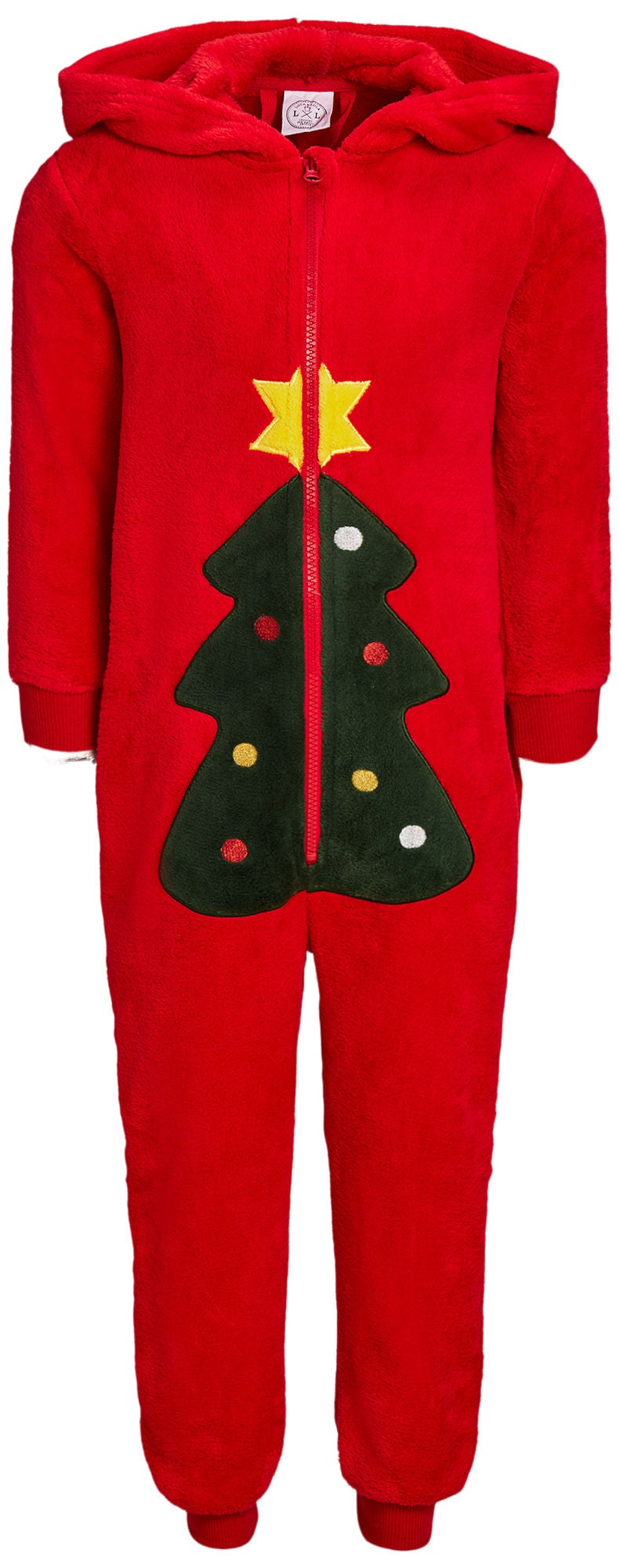 Luca &  Lola Baby Albero Jumpsuit|Red Christmas 80