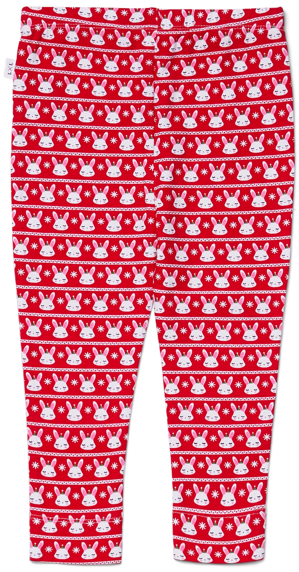 Luca &  Lola Baby Leggings Merry Babylove|Red 80