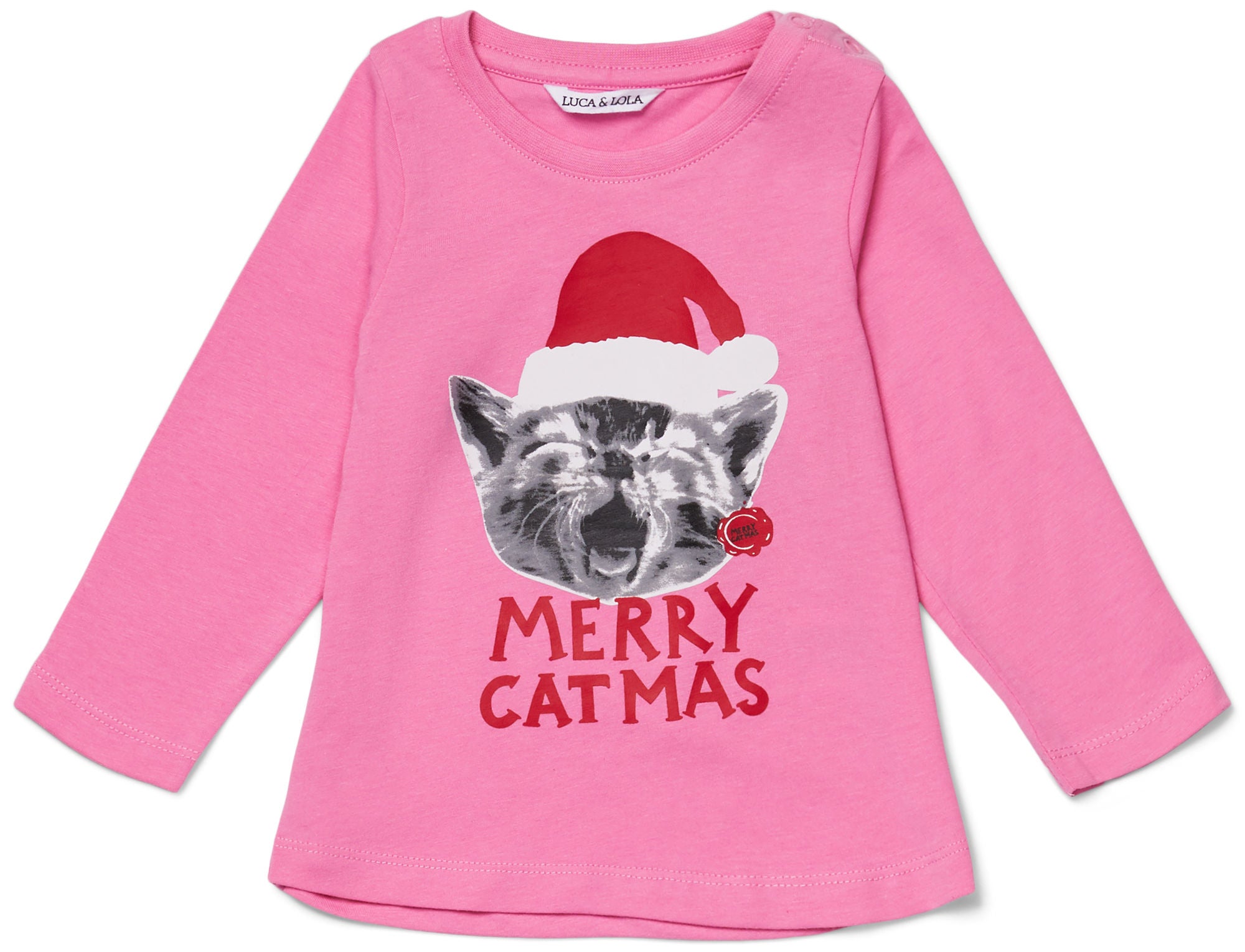 Luca &  Lola Baby Topp Merry Catbaby|Pink 80