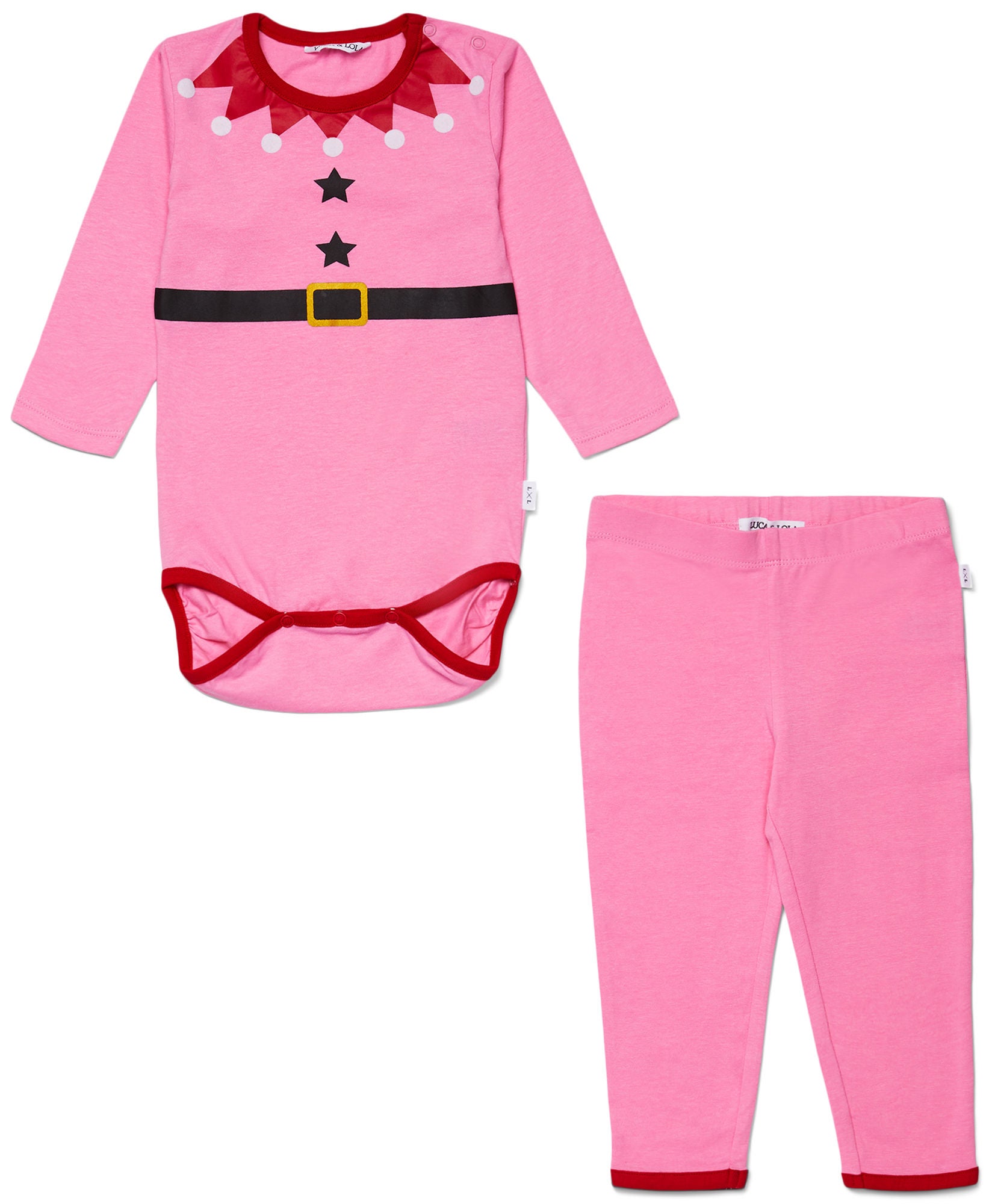 Luca &  Lola Body &  Byxa Elfibaby|Pink 74