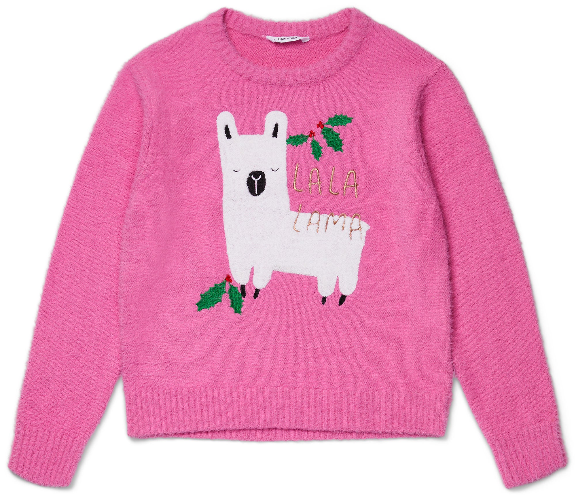 Luca &  Lola Dam Tröja Lalalama Gift|Pink M-L