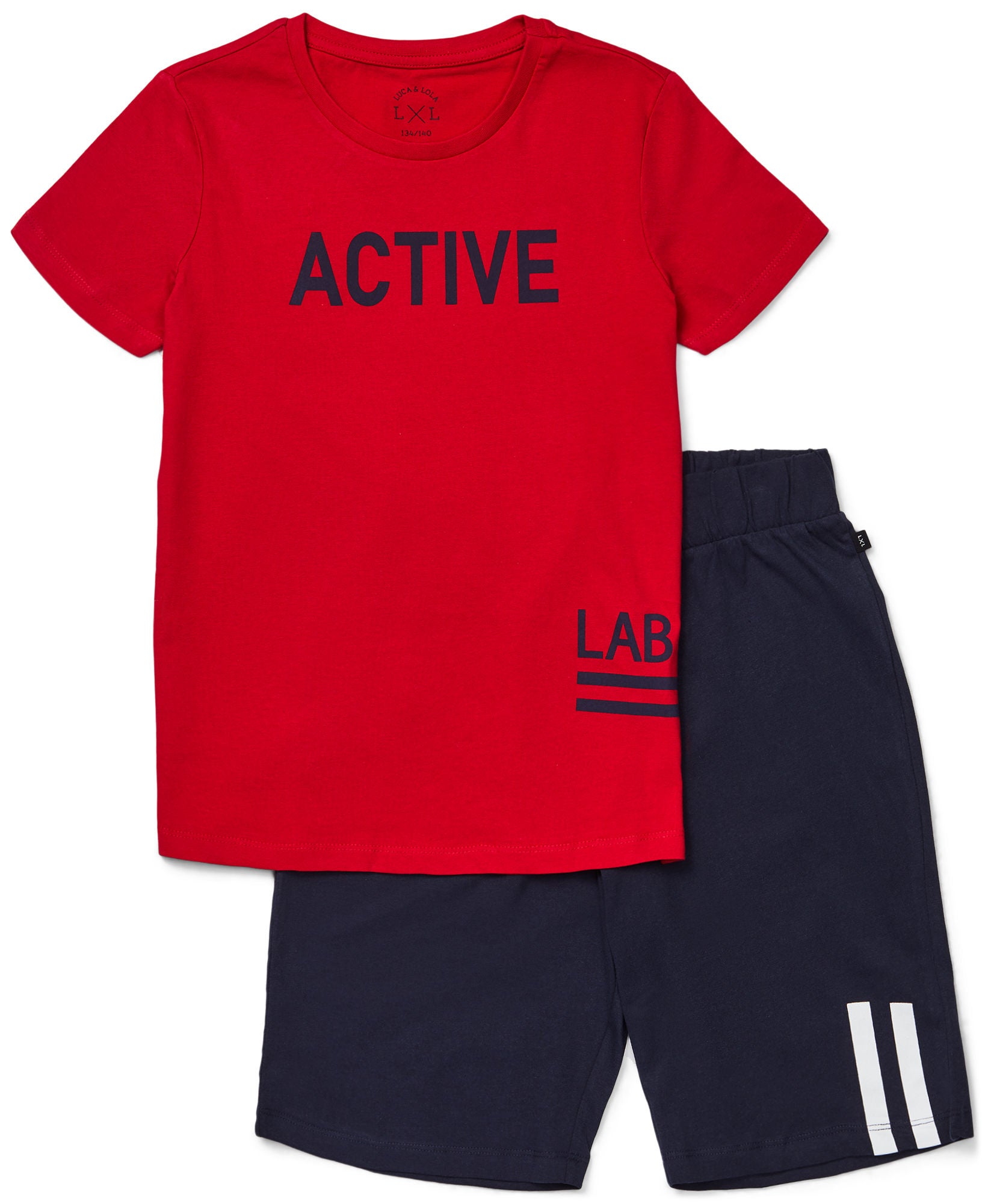 Luca &  Lola Edoardo Pyjamas|Red/Night Sky 134-140