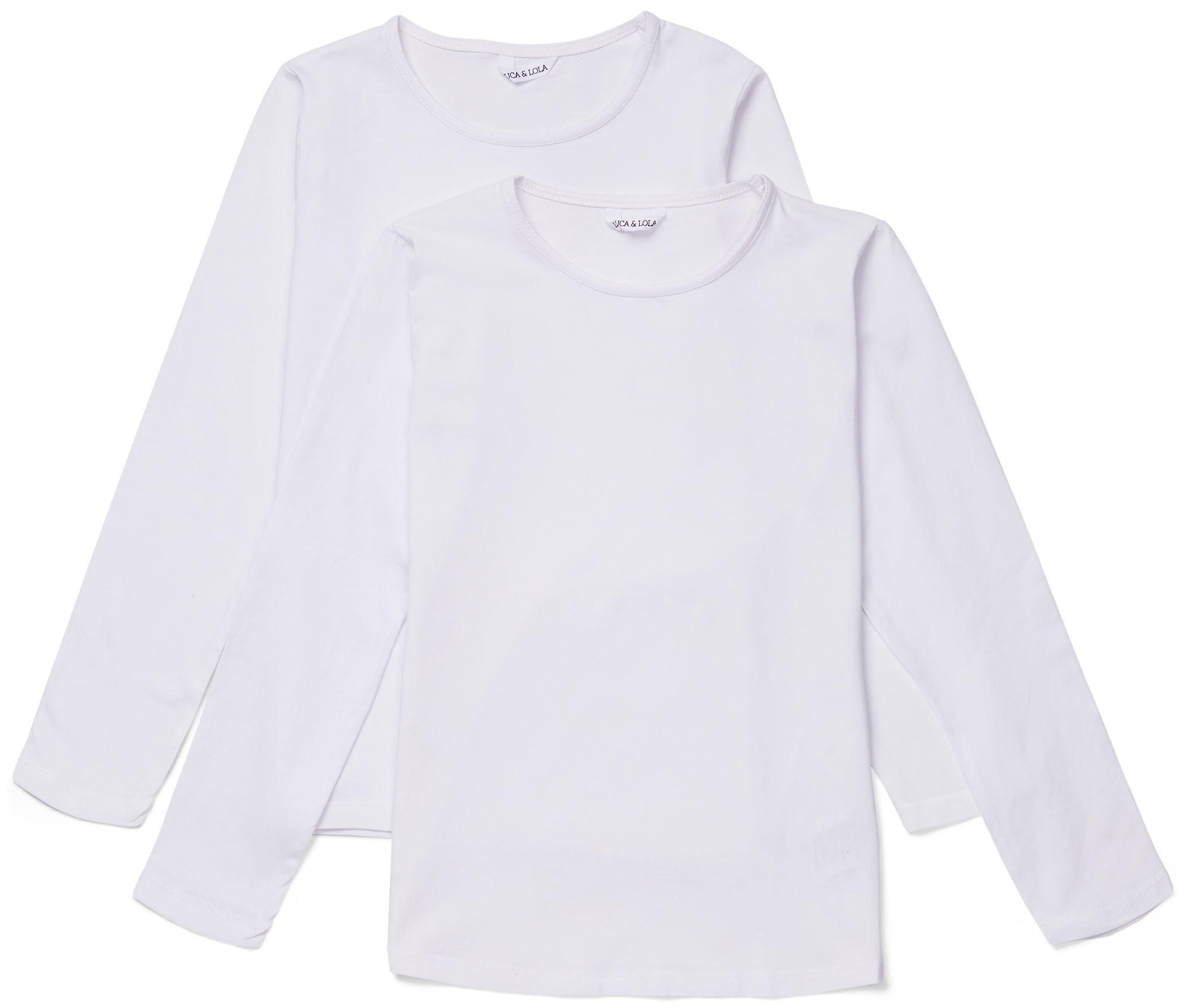 Luca &  Lola Eloisa Långärmad Topp 2-pack|White 134-140