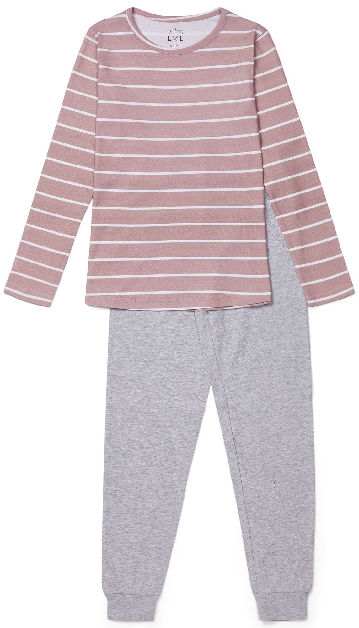 Luca &  Lola Emma Pyjamas|Pink Stripes 134-140