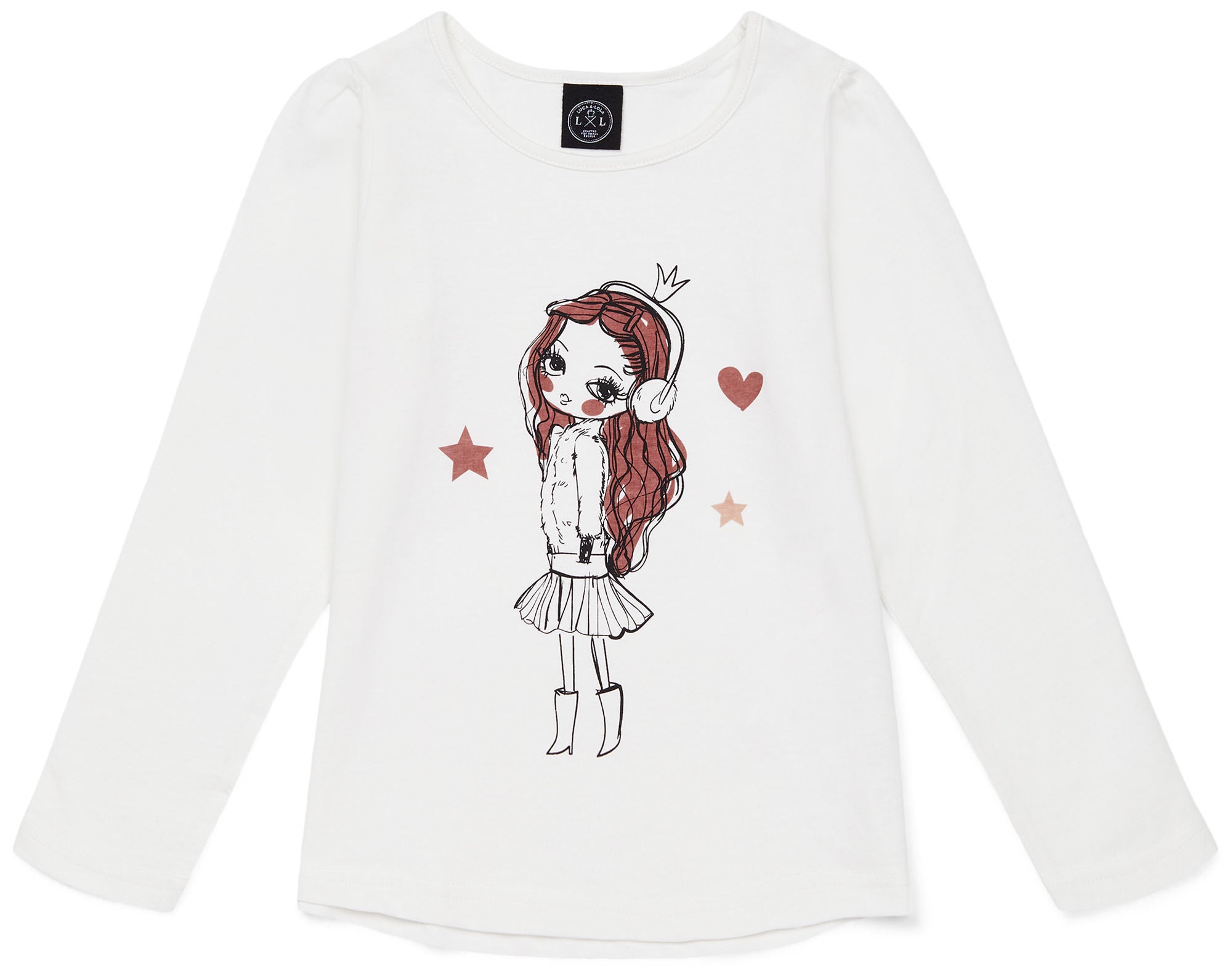 Luca &  Lola Fabianna Långärmad T-shirt|Offwhite 68