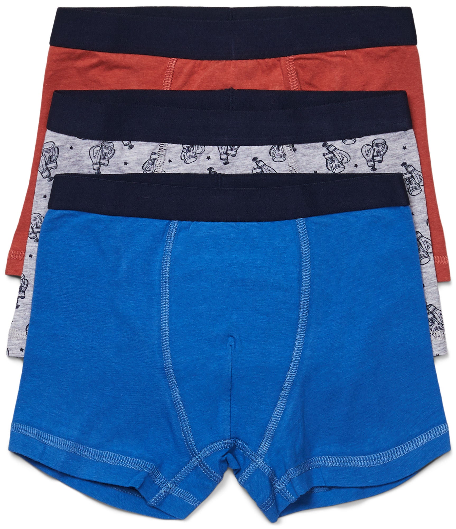 Luca &  Lola Giacomo Kalsonger 3-pack|Blue/Orange 86-92