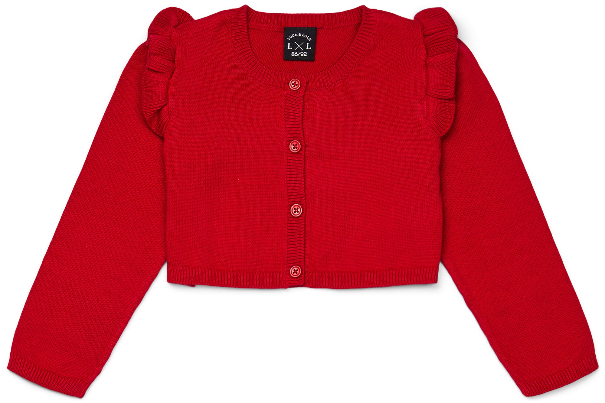 Luca &  Lola Giana Cardigan|Red 110-116