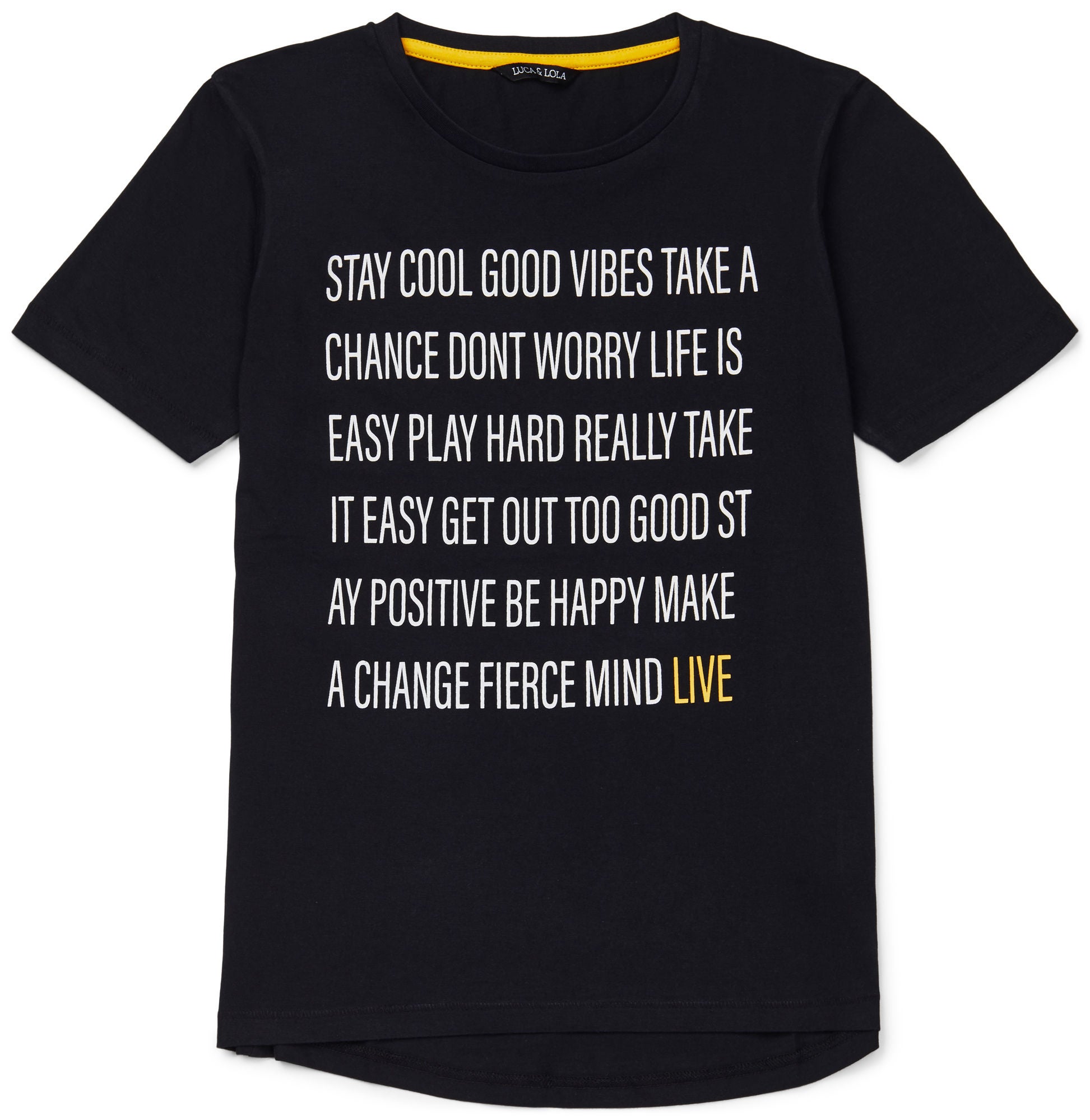 Luca &  Lola Gino T-Shirt|Black 86-92