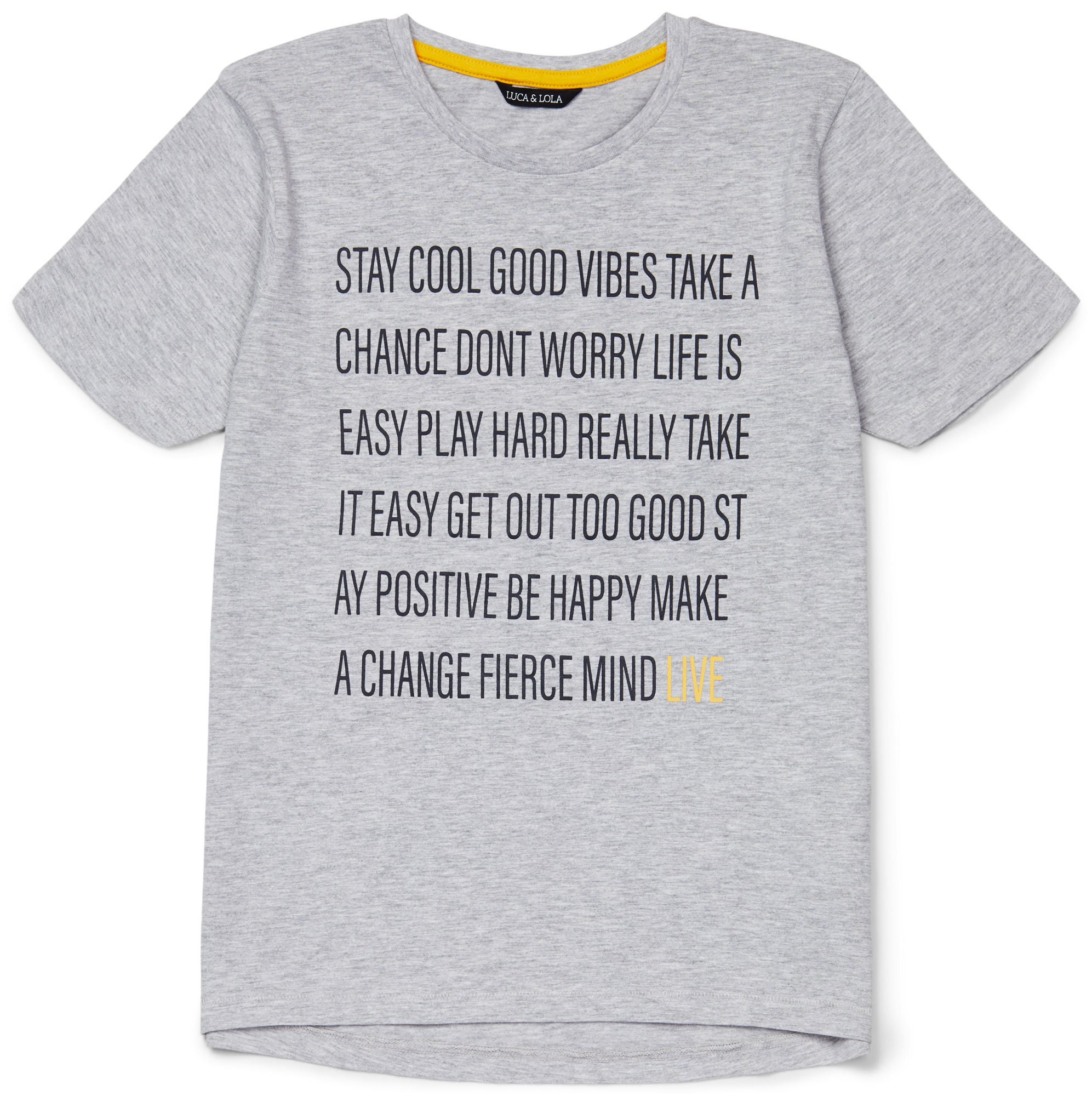 Luca &  Lola Gino T-Shirt|Grey 158-164