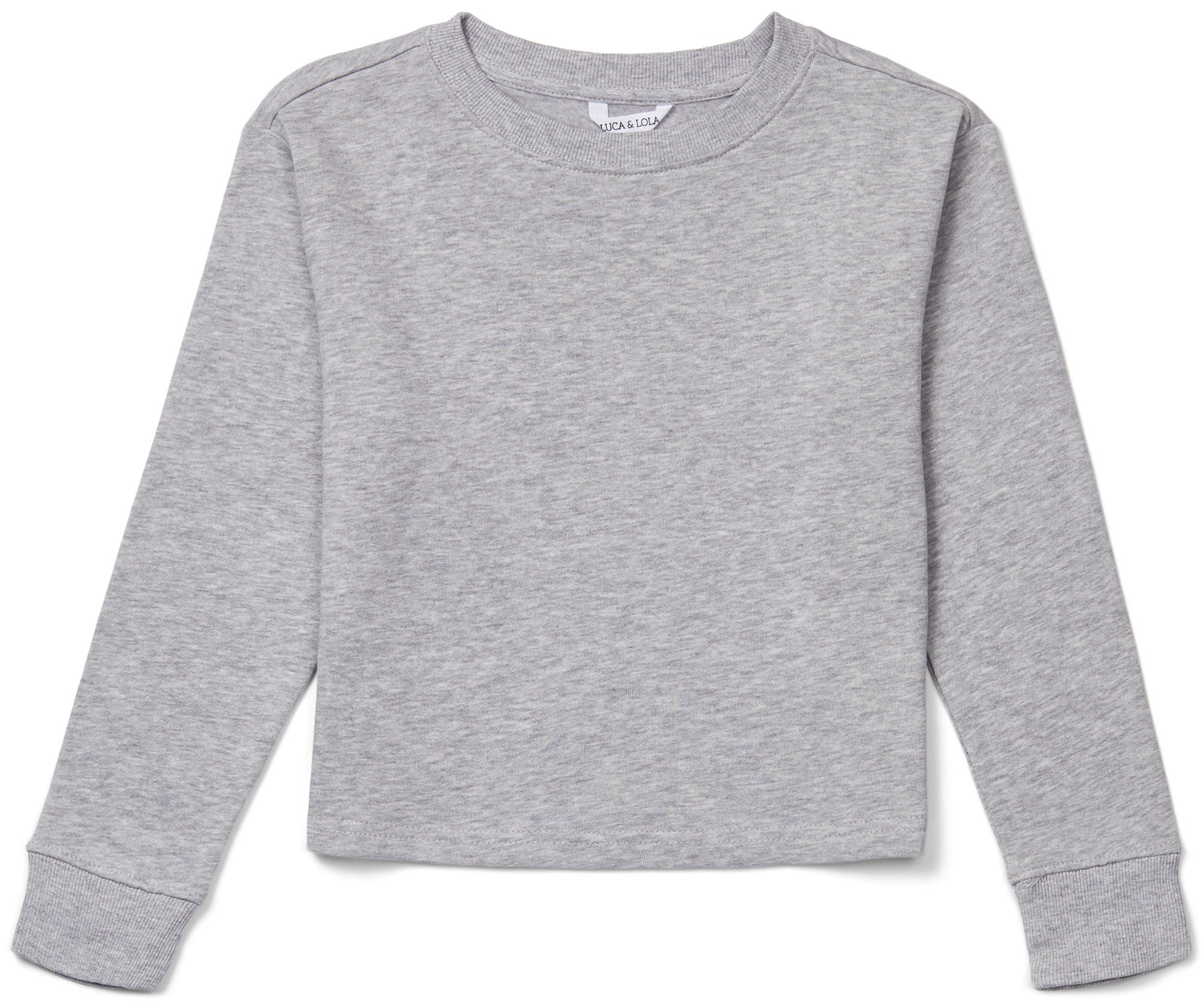 Luca &  Lola Hannah Tröja|Grey Melange 158-164