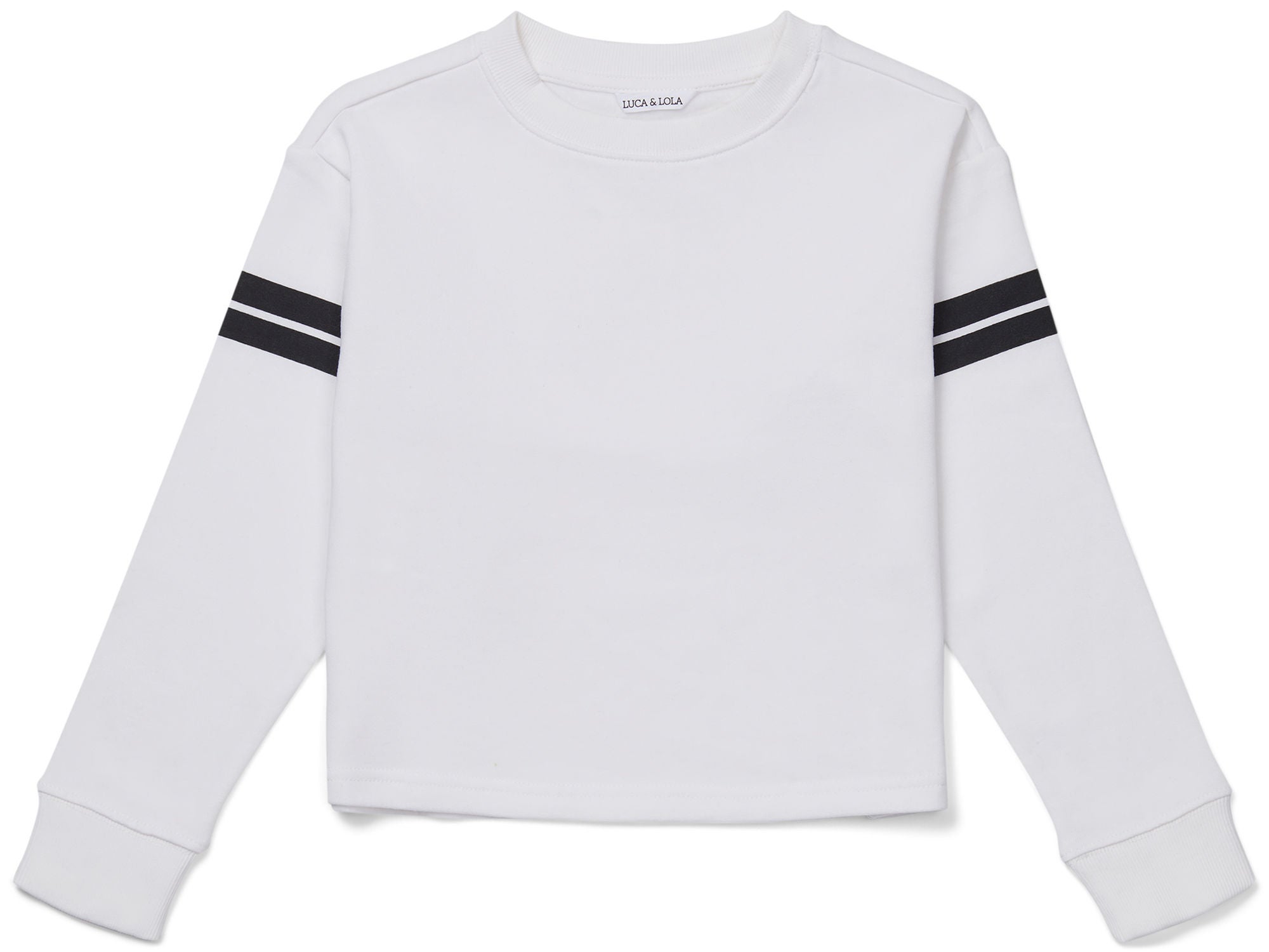 Luca &  Lola Hannah Tröja|White/Stripes 146-152