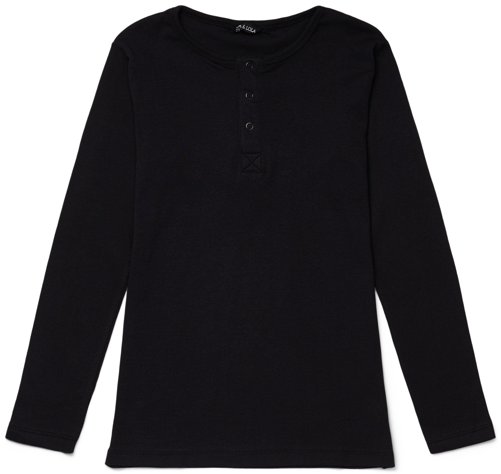 Luca &  Lola Jacopo Långärmad T-Shirt|Black 134-140
