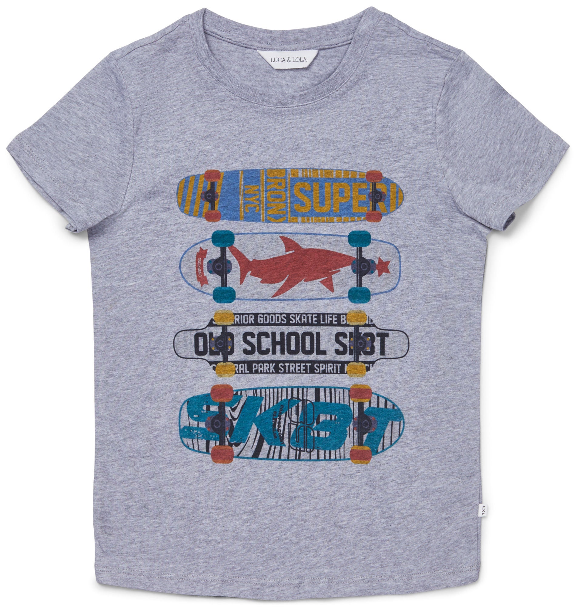 Luca &  Lola Laurito T-Shirt|Grey Melange 98-104