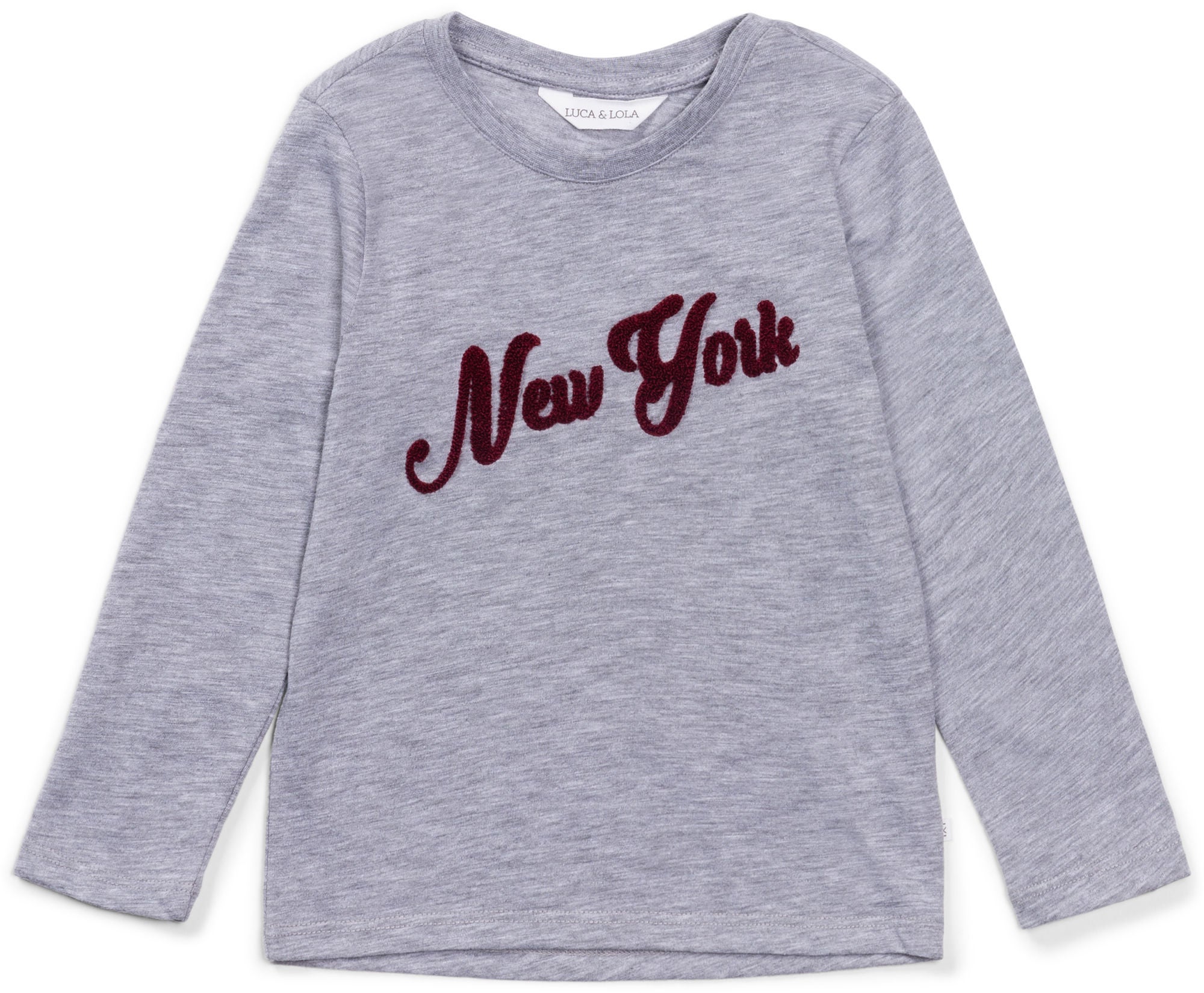 Luca &  Lola Lauro Långärmad T-Shirt|Grey Melange 98-104