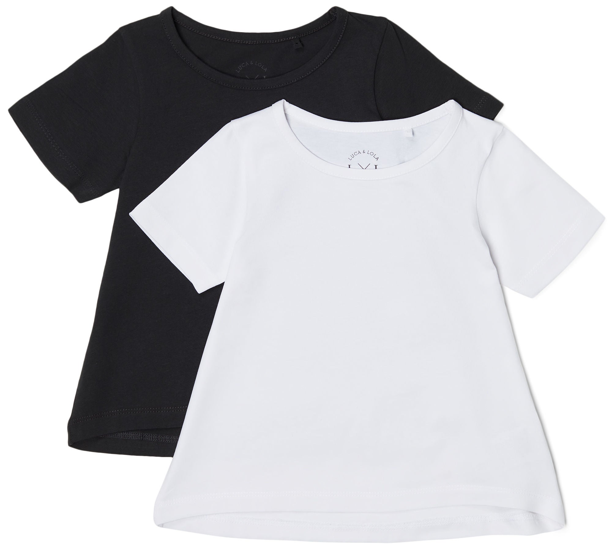 Luca &  Lola Malena Topp 2-pack|White/Anthracite 98-104