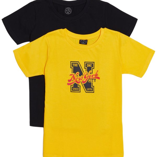 Luca &  Lola Olivia Topp 2-pack|Yellow 134-140