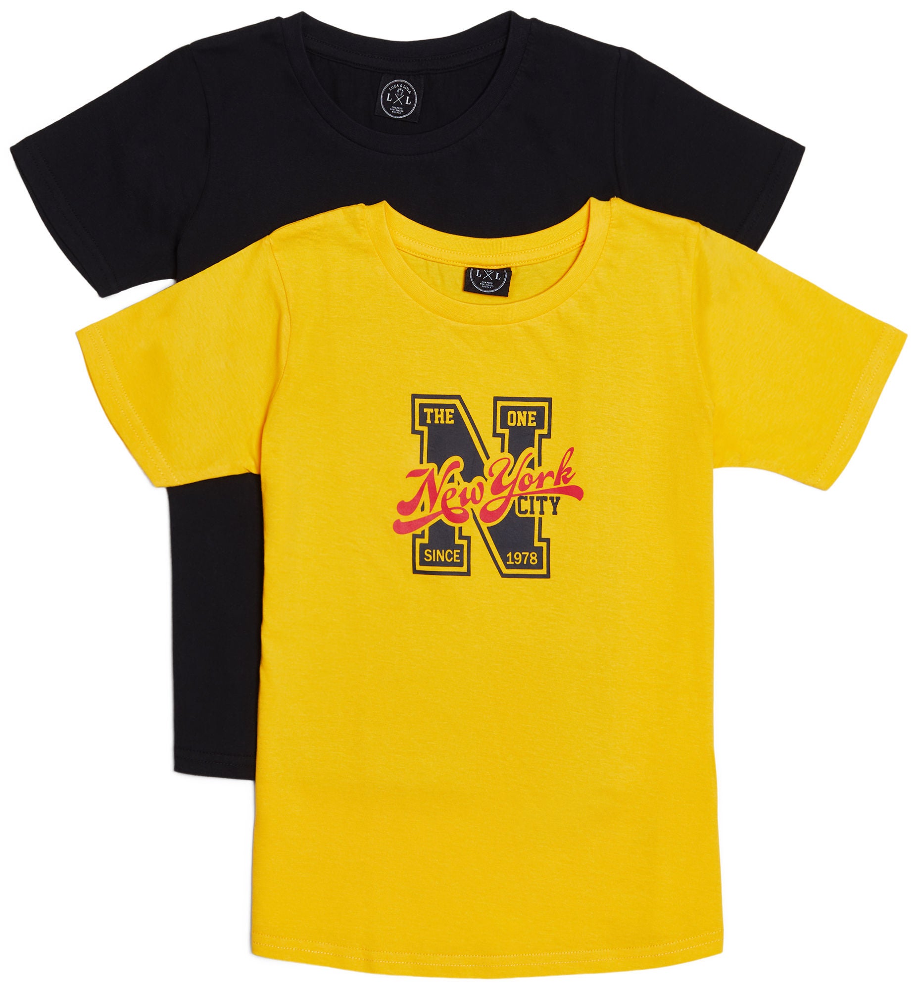 Luca &  Lola Olivia Topp 2-pack|Yellow 134-140