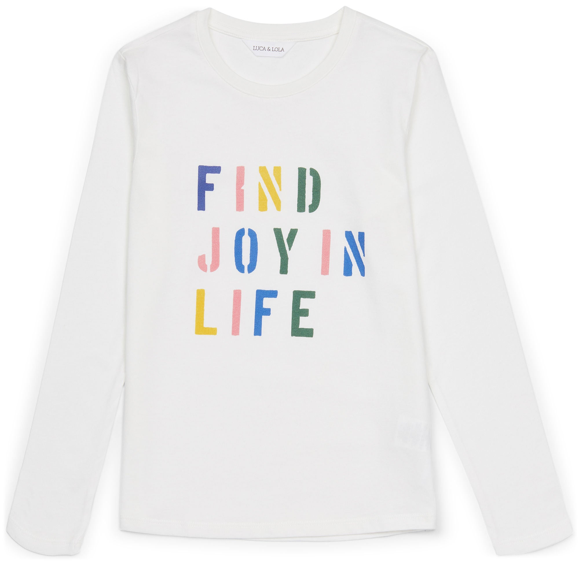 Luca &  Lola Prato Långärmad T-Shirt|Offwhite 110-116