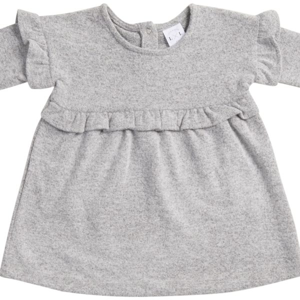 Luca &  Lola Regina Klänning Baby|Grey Melange 56