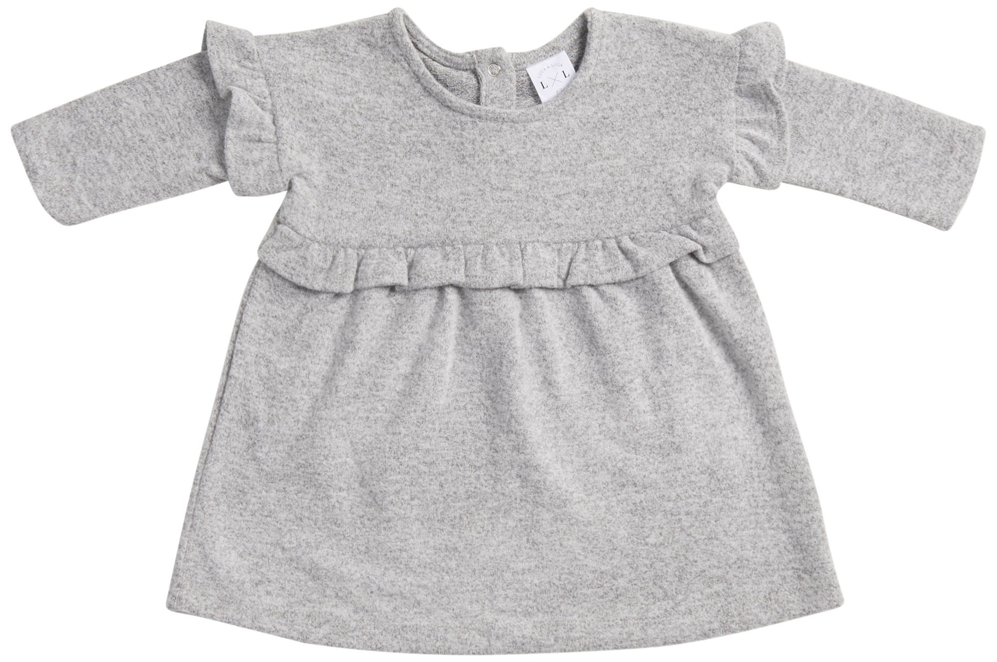 Luca &  Lola Regina Klänning Baby|Grey Melange 86