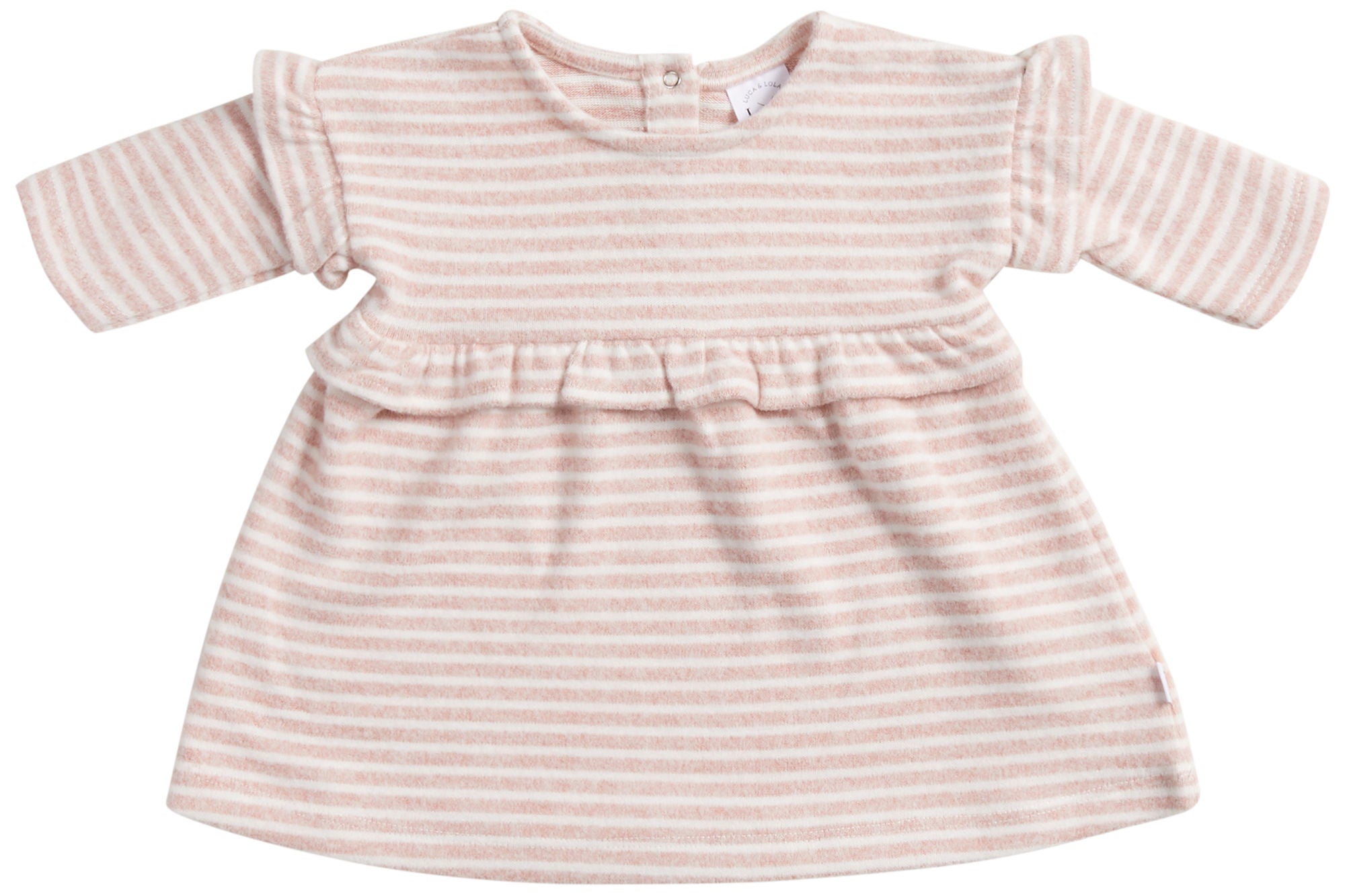 Luca &  Lola Regina Klänning Baby|Pink Stripes 68