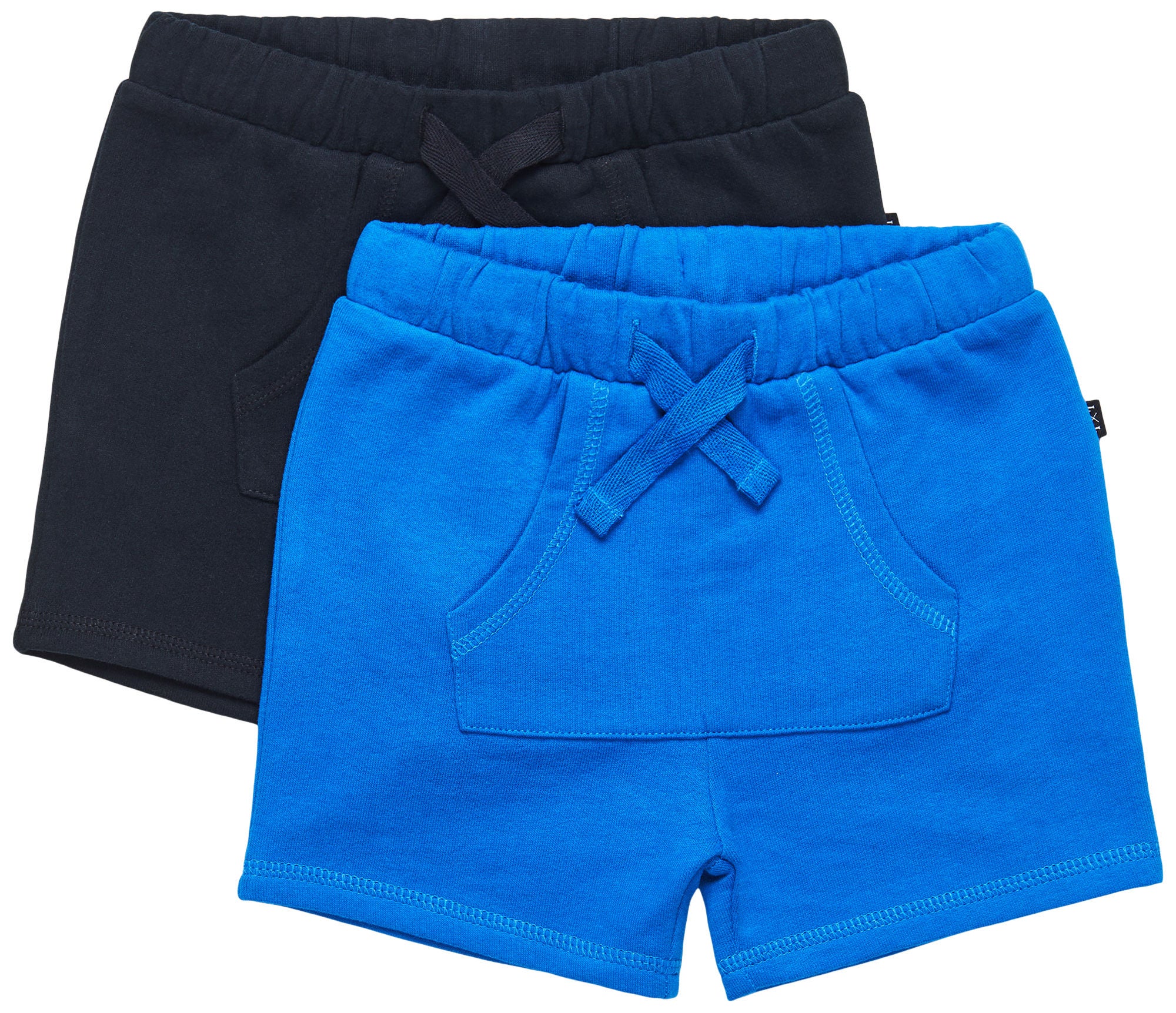 Luca &  Lola Ricolo Shorts 2-pack|Black/Blue 74
