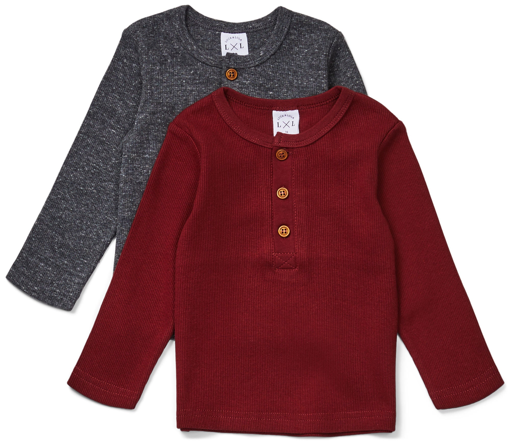 Luca &  Lola Rocco Farfarströja 2-pack|Grey 56