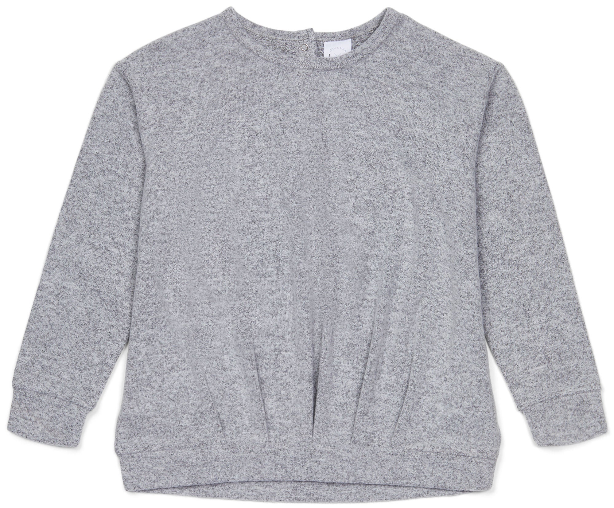 Luca &  Lola Rosella Tröja|Grey Melange 122-128