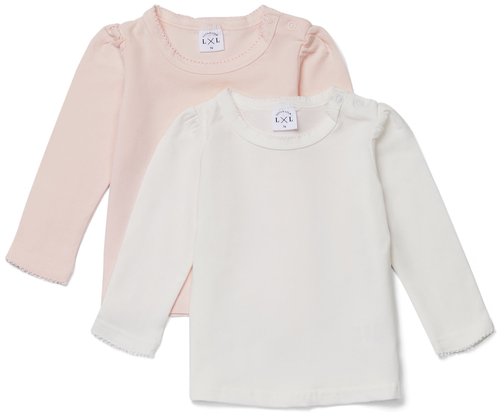 Luca &  Lola Sicily Långärmad T-shirt 2-pack|Pink 56