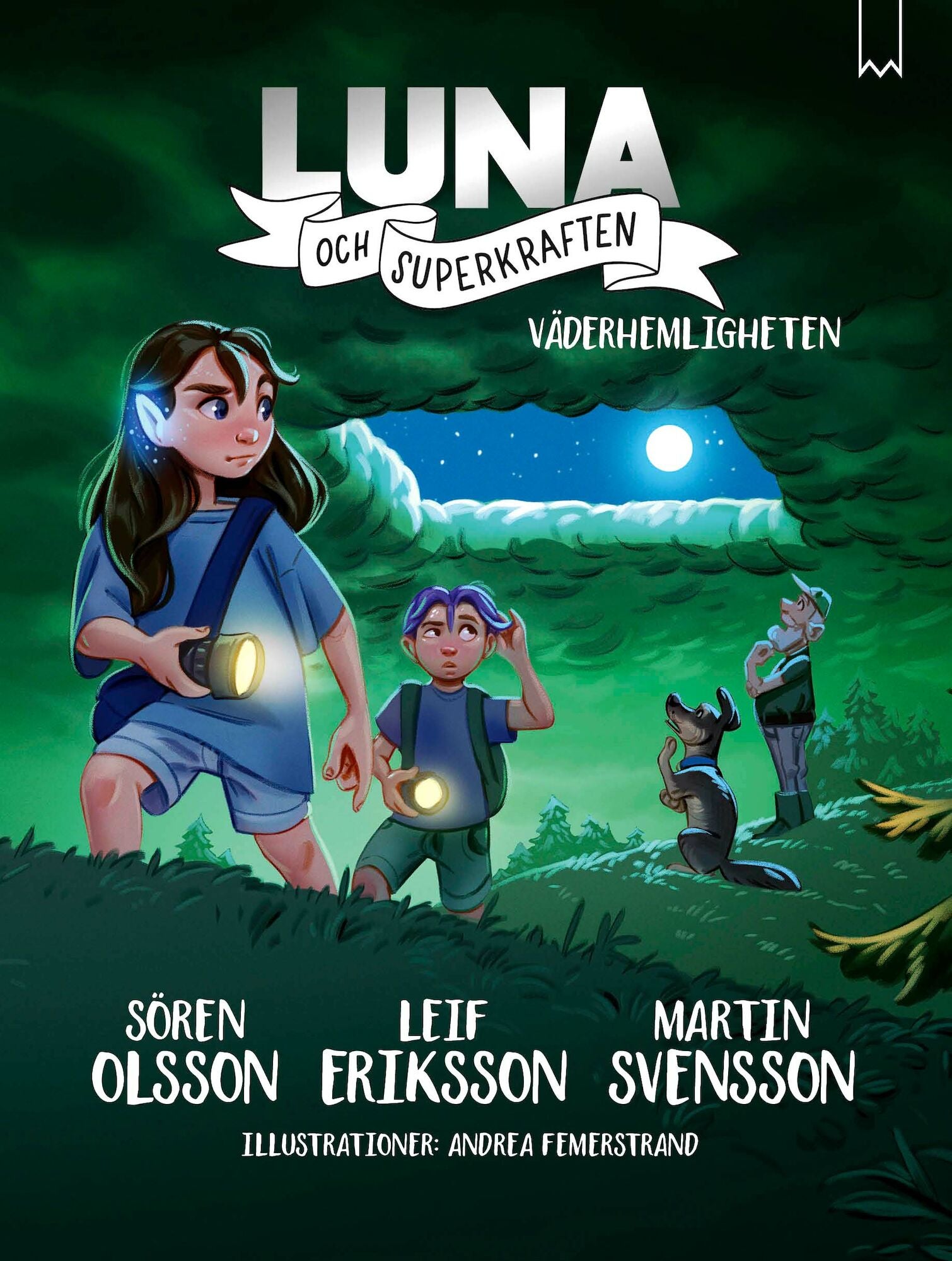 Luna &  Superkraften Bok 4 Väderhemligheten