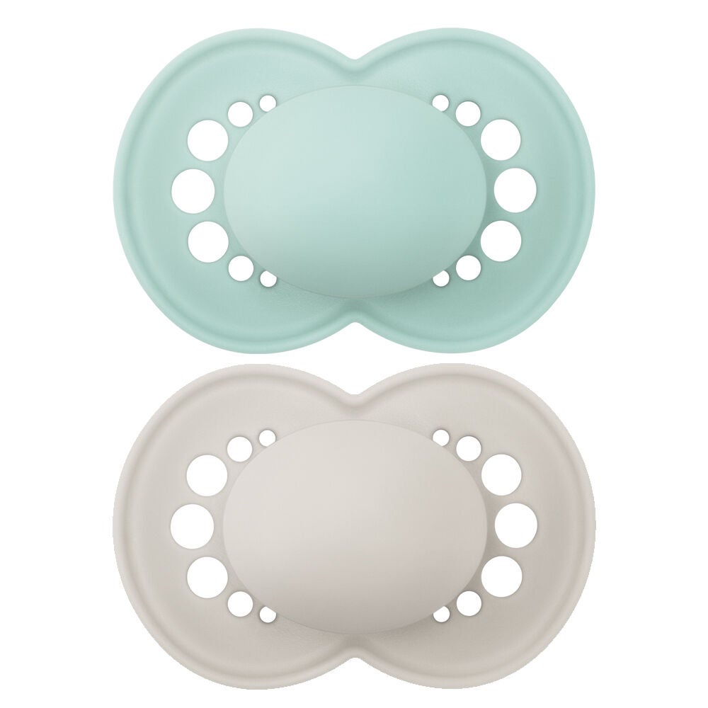 MAM Gjord Av Naturgummi Napp 16-36m 2-Pack|Neutral