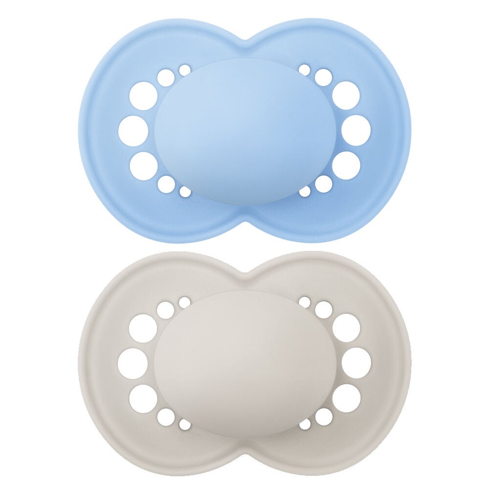 MAM Silikon Napp 16-36m 2-Pack|Blue