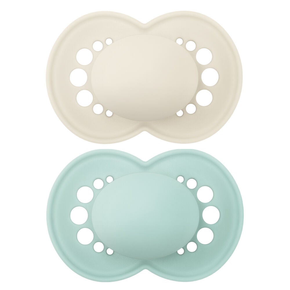 MAM Silikon Napp 16-36m 2-Pack|Neutral