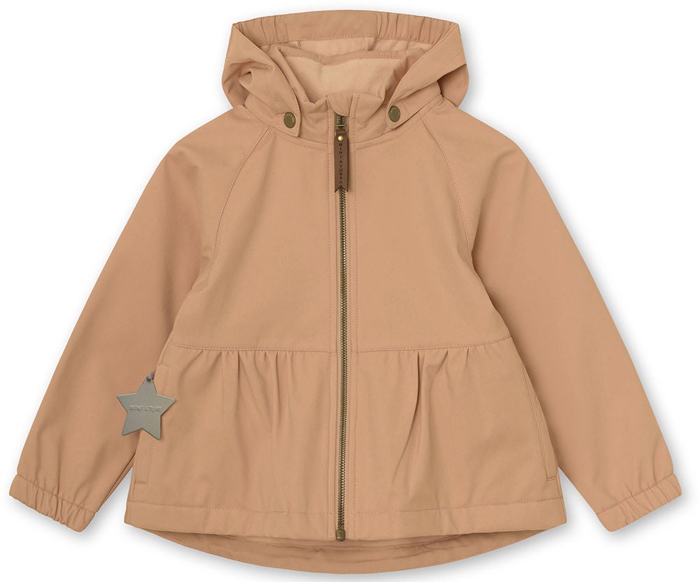 MINI A TURE Briddi Softshelljacka|Dusty Coral