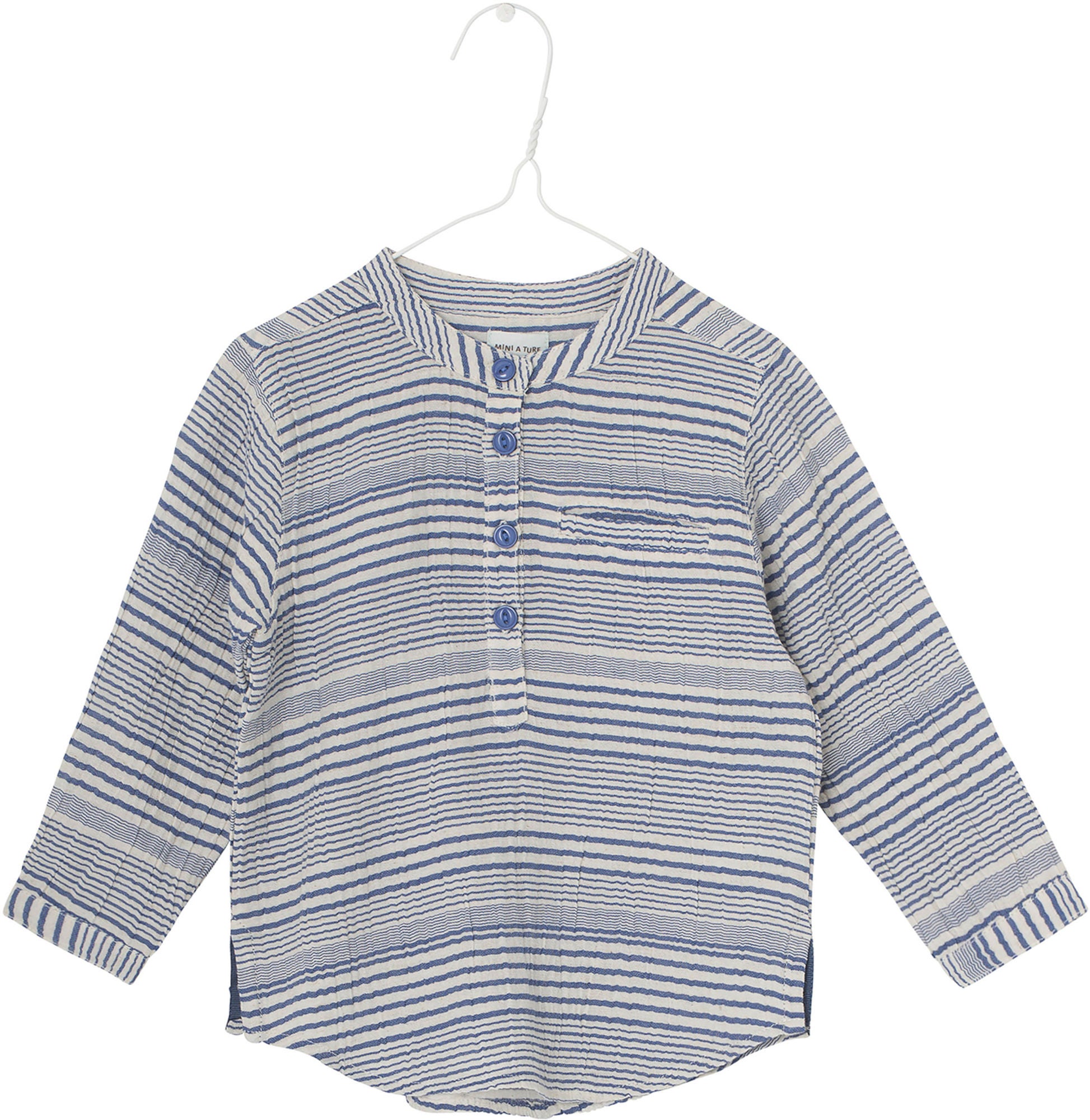 MINI A TURE Lai Skjorta|Navy