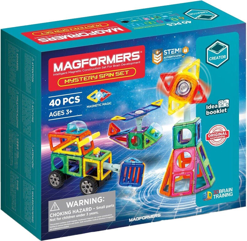 Magformers Mystery Spin Set Byggsats 40 Delar|