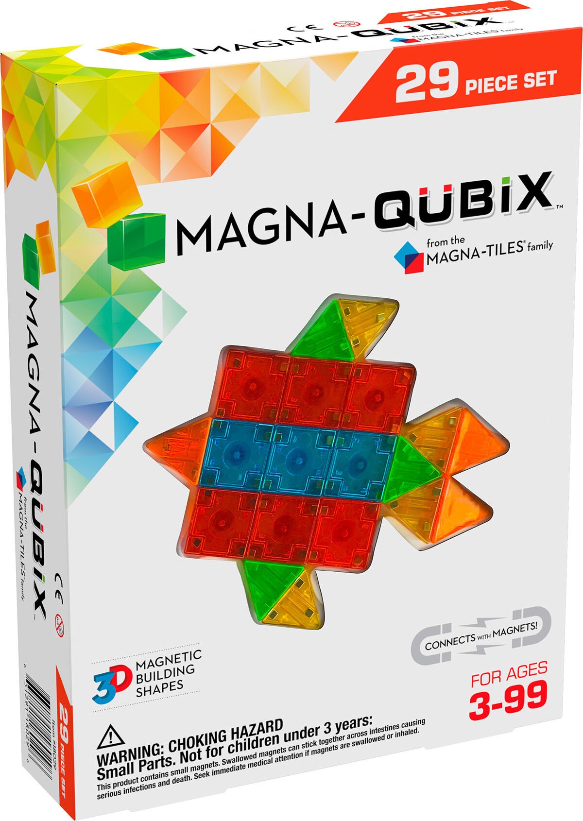 MagnaTiles Magna-Qubix Byggsats 29 Delar