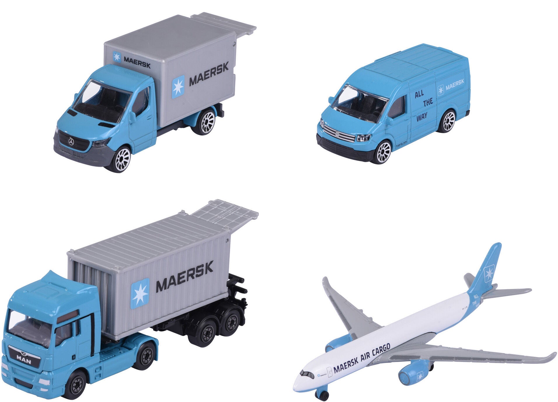 Majorette Maersk Presentförpackning 4-Pack|